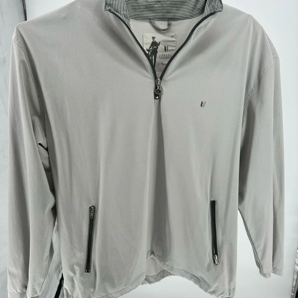 Linksoul Gray Graphic long sleeve - Picture 1 of 8